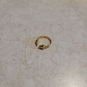 Vita Fede Point Stud Ring Gold Size 4 Pre-owned